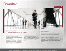 Tablet Screenshot of consultecconsultoria.com.br